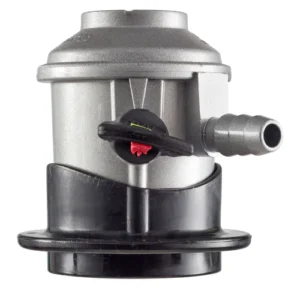 Gas Regulator for click-on ventil med slangestuds