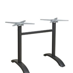 Aluminium med to ben- Cindy dobbelt-tilt sort