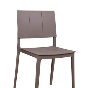 Udendørsstol – plastikstol OMA-1860 Taupe