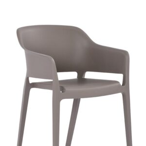 Udendørsstol – plastikstol Oma 1798 Taupe