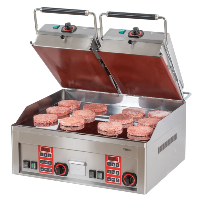 Dobbelt elektrisk kontaktgrill - Bøfgrill