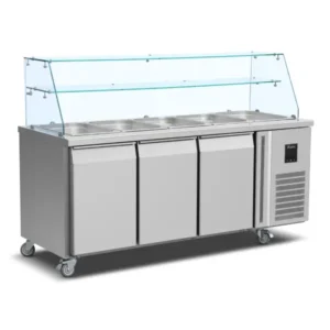 Salatbar / Saladette i Berlinsk-model – 180 cm