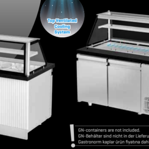 Salatbar -  TOP-AIR Ventilation  - 150 cm