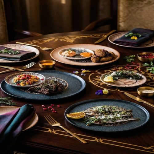 Porcelæn tallerkener