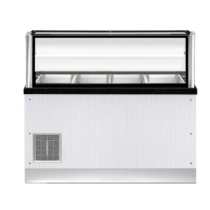 Bain-marie med granitbordplade 150 cm / Varm disk – 4 x GN 1/1, 150 cm