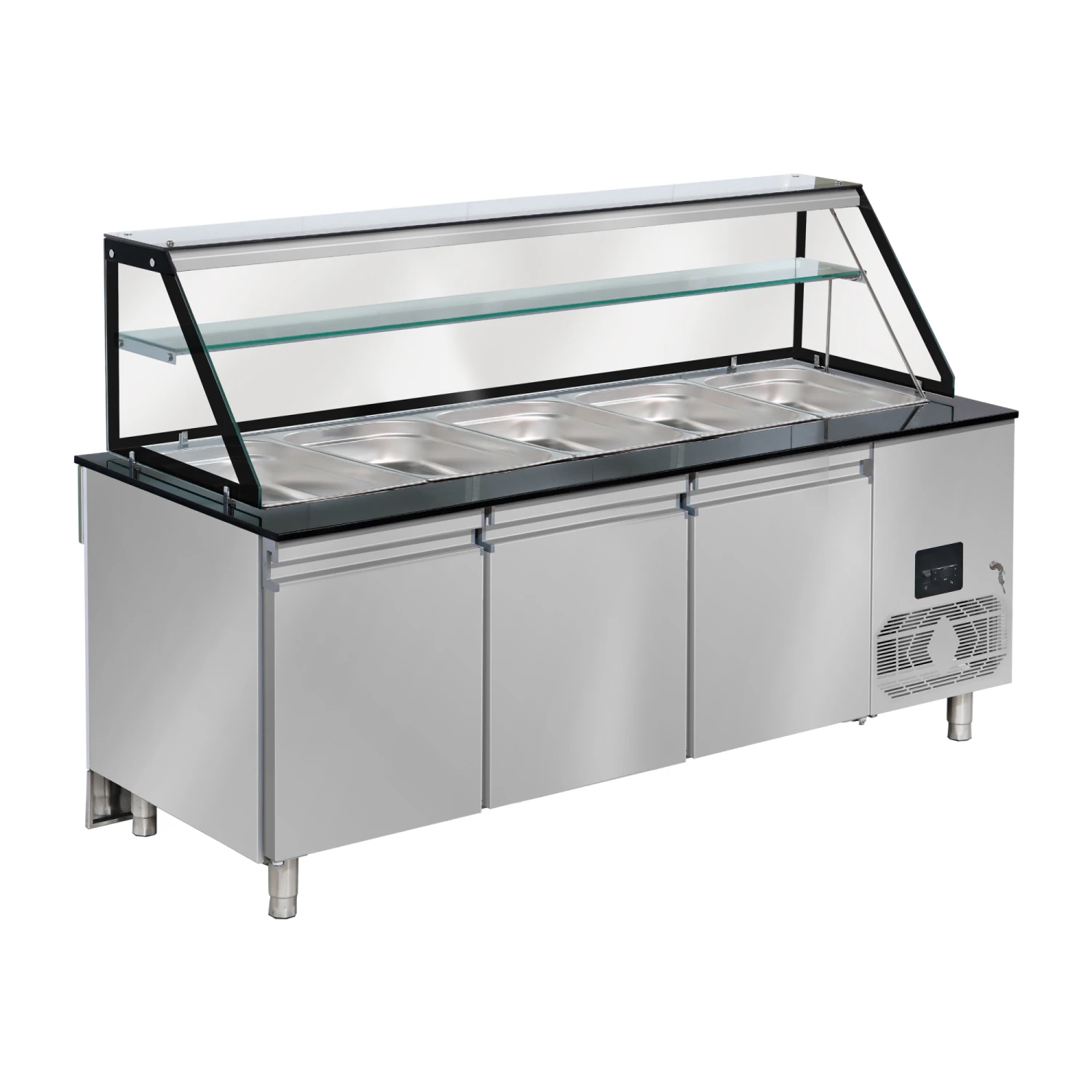 SALATBAR - 5x GN 1/1 - 227 cm - Billede 2