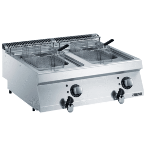 Friture 2x7L – 2 kurve – el – skjulte varmelegemer – 800mm – Zanussi