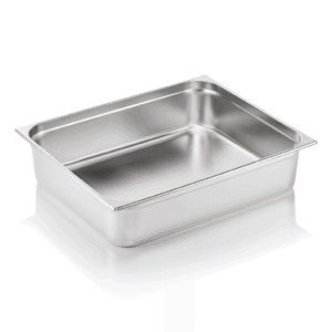 GN beholder – 2/1 GN – 650 x 530 mm højde 200 mm – rustfrit stål
