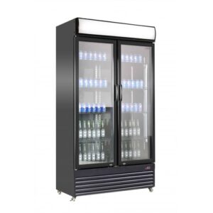 Displaykøleskab 780 liter med glasdøre – B1120 x D595 x H2100 mm