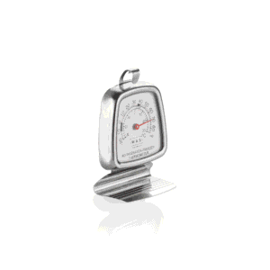 Kølerumstermometer – 6 x 8,5 cm – rustfrit stål
