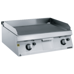 Stegeplade – mat krom – glat – gas – 800mm – Zanussi