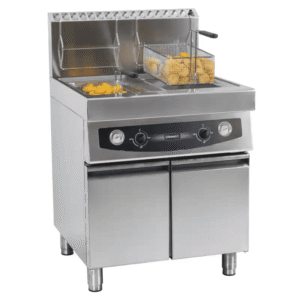 Gas friture – 2x 17 liter – med underskab – B700 x D700 x H1100 mm