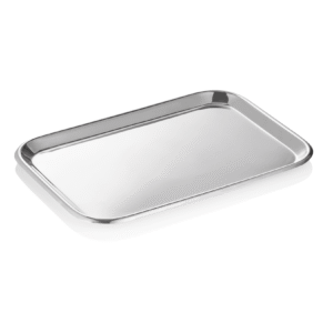 Burgerbakke – 30 x 21,5 x 1,5 cm – rustfrit stål