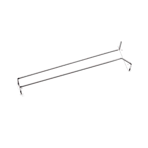 Glasholder reol – 41,5 cm – forkromet