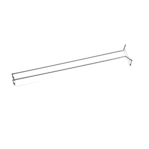Glasholder reol – 61,5 cm – forkromet
