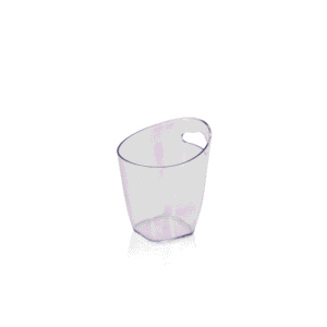 Flaskekøler – Ø 9,5 cm – højde 11 cm – 0,4 liter – transparent