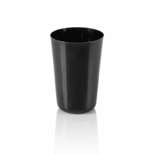 Kop – 0,3 liter – Ø7,5 cm – højde 11,5 cm – sort – sæt med 4 stk – kromnikkelstål – PVD-belagt
