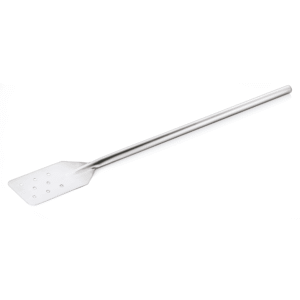 Rørespatel XL – 125 cm – perforeret – 9 mm – kromnikkelstål