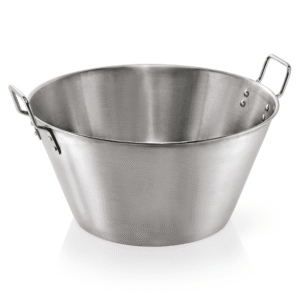 Skål af Stål Ø60 cm – Højde 29 cm – 53 Liter