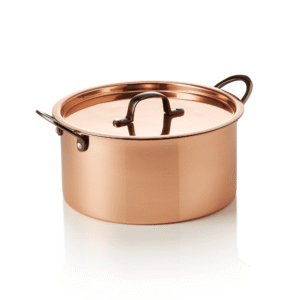 Serveringsskål – steel & STYLE RUBY – Ø20 cm – 3 liter – kobber – messing – kromnikkelstål