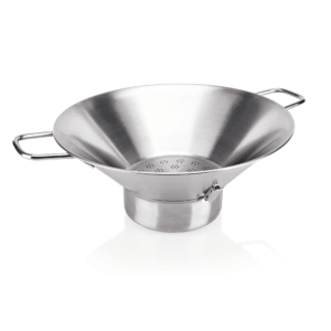 Pommes frites-dørslag – Ø40 cm – kromnikkelstål
