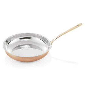 Serveringspande – Kobber look – Stål – Ø23,5 cm – Højde 5 cm