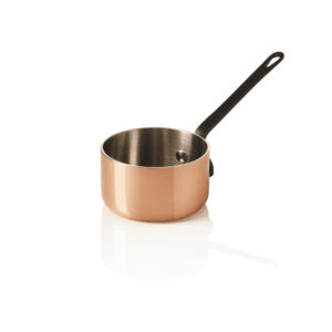 Mini gryde – MINI copper 3PLY – sort håndtag – Ø8,5 cm – 230 ml – kobber/aluminium