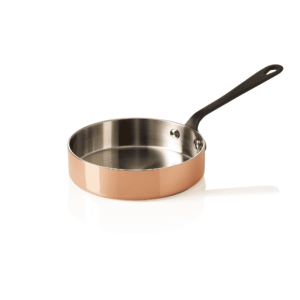 Mini stegepande – MINI copper 3PLY – sort håndtag – Ø12 cm – 250 ml – kobber/aluminium