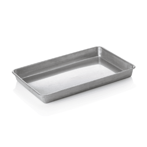 Serveringsbakke – steel & STYLE VINTAGE – 33 x 23 x 3 cm – kromnikkelstål