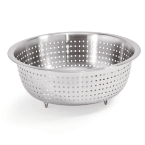 Si – Ø40 cm – perforering Ø3 mm – kromnikkelstål
