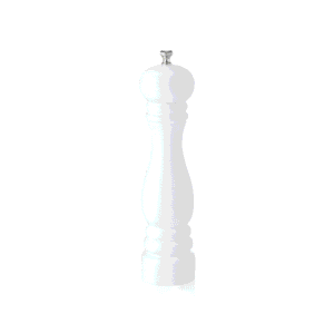 Saltkværn – keramisk kværn – CLASSIC MILL – højde 25 cm – blank hvid – træ