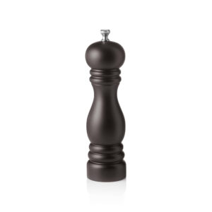 Saltkværn – keramisk kværn – CLASSIC MILL – højde 20 cm – brun mat – træ