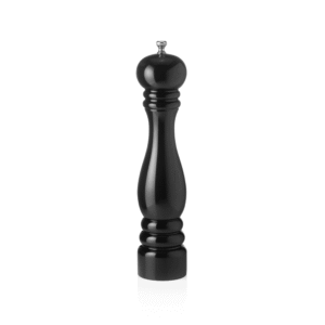 Peberkværn – keramisk kværn – CLASSIC MILL – højde 30 cm – blank sort – træ