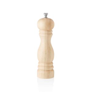 Peberkværn – keramisk kværn – CLASSIC MILL – højde 20 cm – natur – lakeret – træ