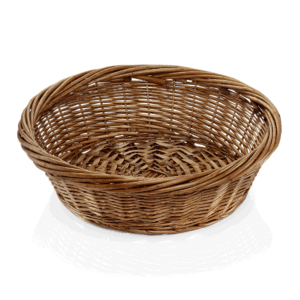 Kurv af Træ Ø43 cm – Højde 13 cm