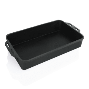 Stegegryde med 2 støbte sidehåndtag – 47 x 29 x 8 cm – støbejern