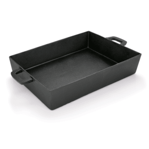 Stegegryde med 2 støbte sidehåndtag – 39 x 27 x 7 cm – støbejern