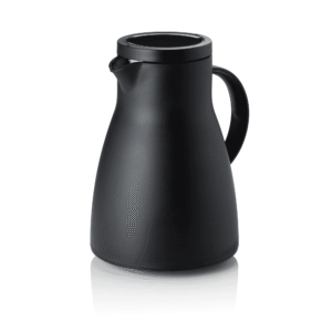 Termokande – 1 liter – Ø14,5 cm – højde 22 cm – sort – polypropylen