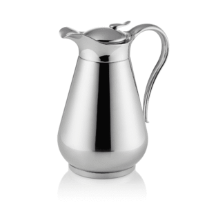 Termokande – 1 liter – Ø13,5 cm – højde 19 cm – kromnikkelstål 18/8