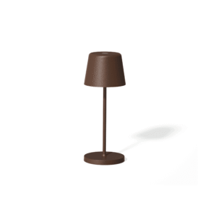 LED bordlampe – YUYU ALEX – corten mat – højde 20,8 cm – Ø7,6 cm