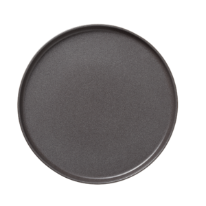 (4 stk) – Rockzzero – Tallerken – stentøj – Ø33 cm – Højde 3 cm – ONE STONE GREY