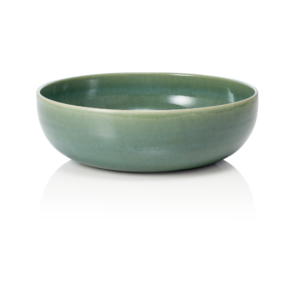 (1 stk) – Rockzzero – Skål – stentøj – Ø26 cm – Højde 8,5 cm – ONE MYRTLE GREEN