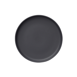 (6 stk) – Rockzzero – Tallerken – stentøj – Ø22 cm – Højde 3 cm – ONE MIDNIGHT
