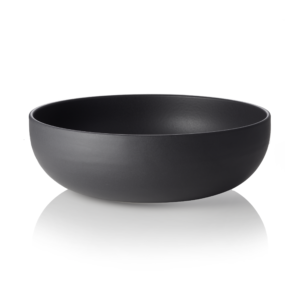 (1 stk) – Rockzzero – Skål – stentøj – Ø26 cm – Højde 8,5 cm – ONE MIDNIGHT