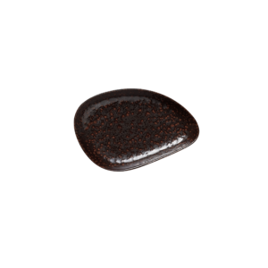 (6 stk) – Rockzzero – Skål – stentøj – Dipping fish – B14,7 x D9,3 x H2 cm – ORGANIC METALLIC BROWN