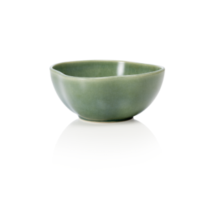 (6 stk) – Rockzzero – Skål – stentøj – Ø16 cm – Højde 7 cm – ORGANIC MYRTLE GREEN