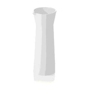 Krydderidåse – Ø6,5 cm – 350 ml – sæt med 4 stk – porcelæn