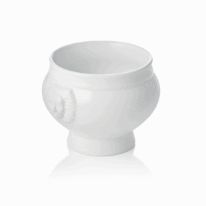 Løvehoved tureen sæt – Ø10,5 cm – 400 ml – sæt med 6 stk – porcelæn