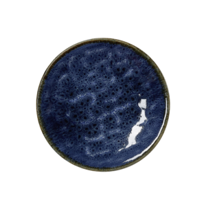 (6 stk) – Tallerken – porcelæn – Ø19 cm – Højde 2 cm – Vida Dark Ocean