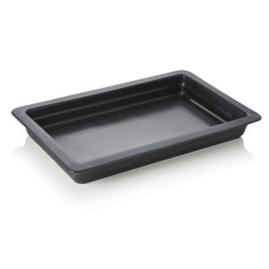 GN beholder – induktion – 1/1-065 mm – 530 x 325 mm – sort – porcelæn
